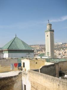 Roof and Minaret of Kairaouine Mosque and University