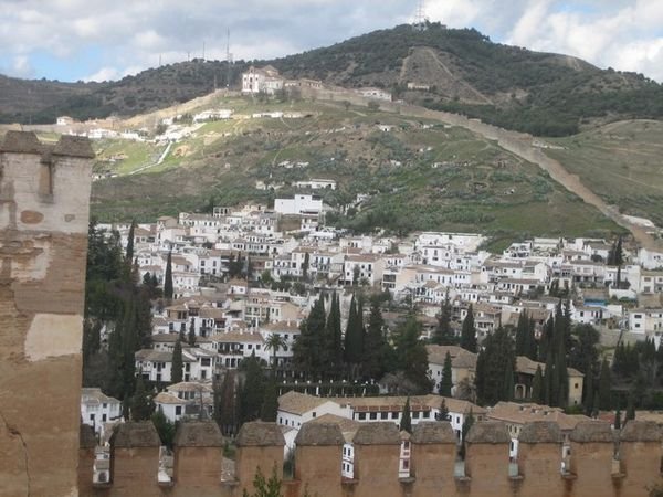 View of Granada from the fortress