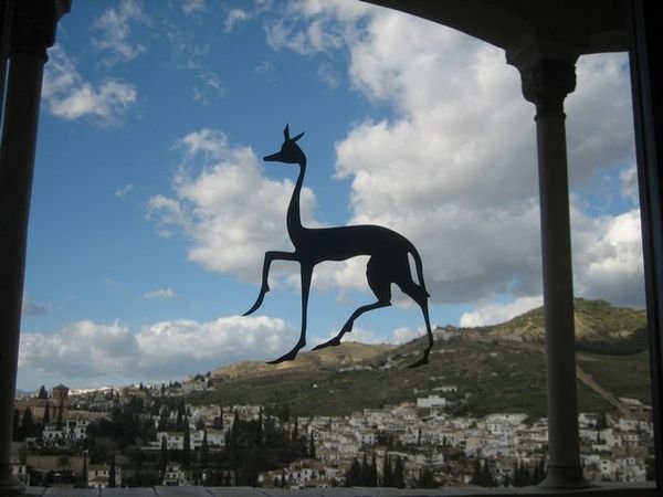 This gazelle is the symbol of the Alhambra