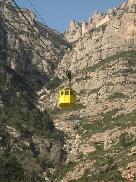 The Cable car at Montserrat