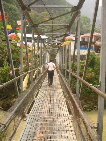 The last suspension bridge on the walk