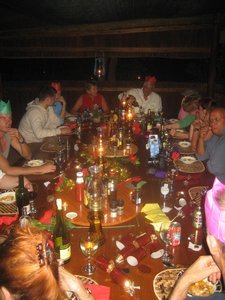 Christmas dinner at Madikwe