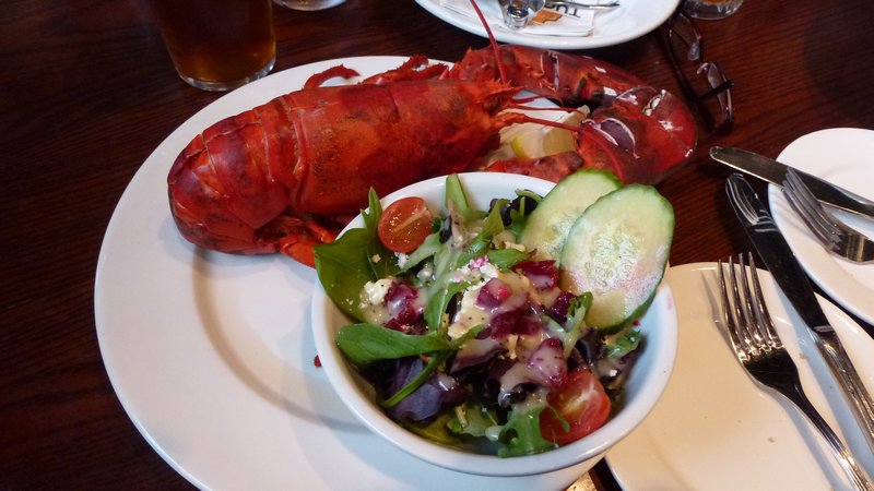 Tug's Pub - Lobster for Lunch!!