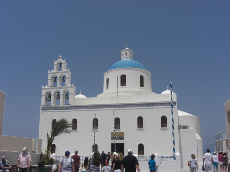 Oia Town church