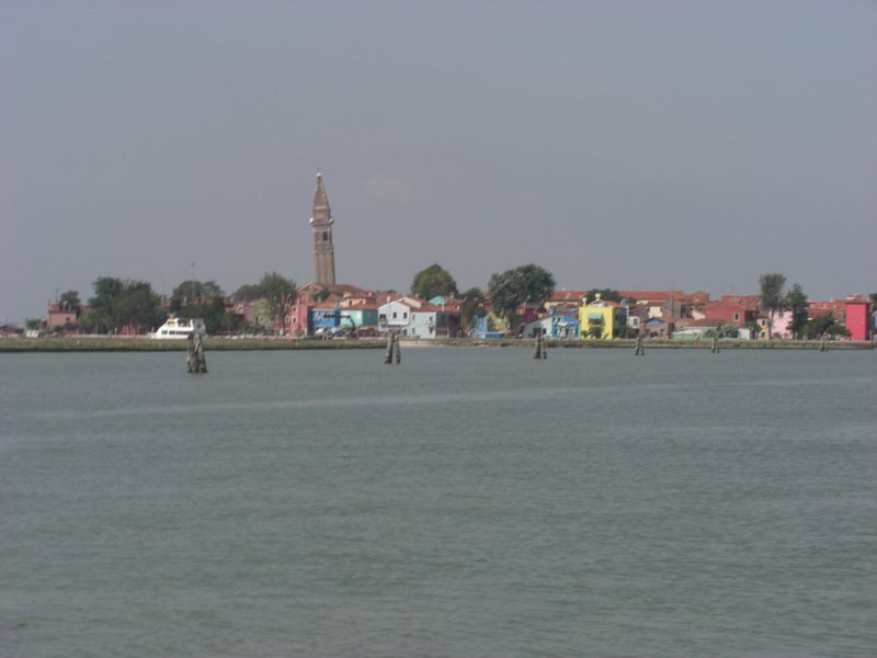 Burano coming into view