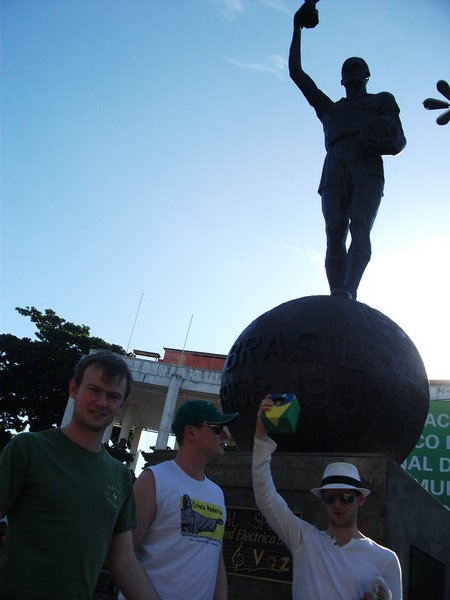 The lads at the Maracana