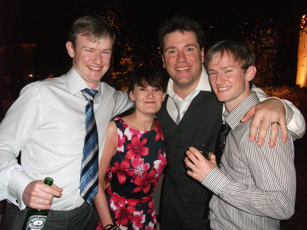 Dave, Emma, Rory and Kev