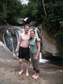 me and dave at the waterfall