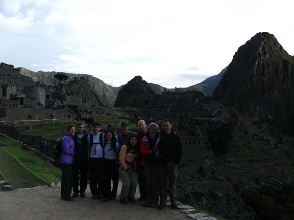 The gang at Machu Picchu