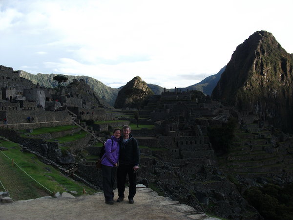 Orlagh and Dave at Machu Picchu