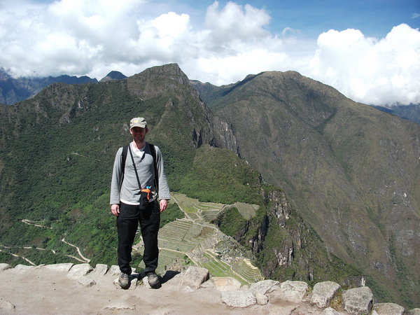 Dave up Waina Picchu