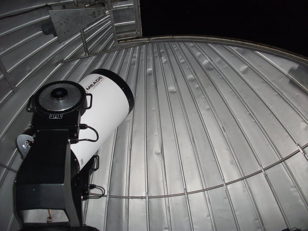 The telescope at the observatory