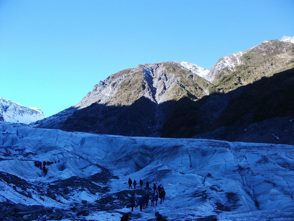 Other Groups going on to the Glacier