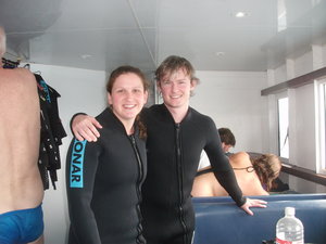 Getting Ready to go Snorkelling