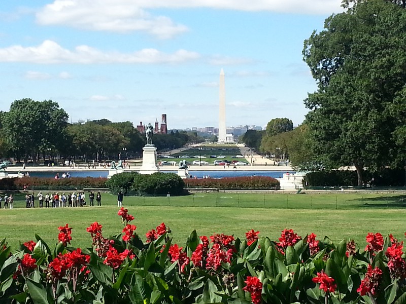 View of the Mall from the Capitol to the Washington Monument