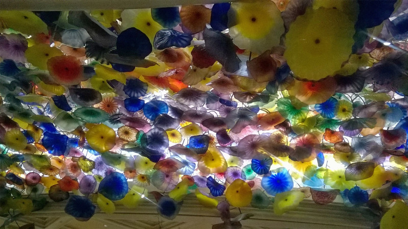 Decorated Ceiling in the Lobby