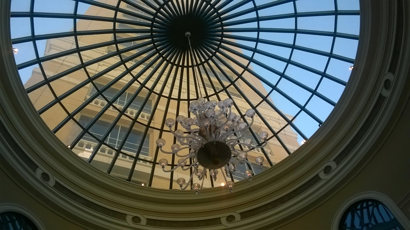 One of the many domes in the Bellagio