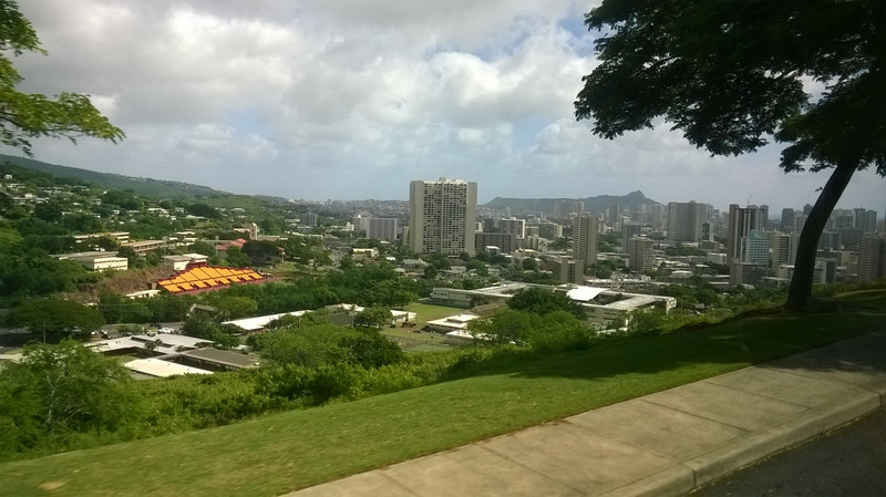 View of Honolulu from the Punchbowl
