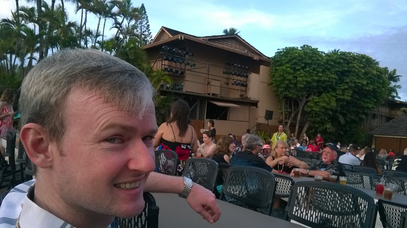 Dave at the Luau