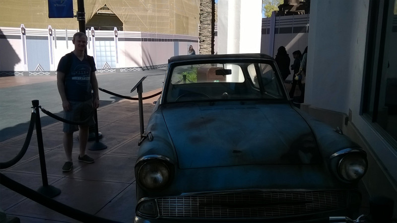 One of the Ford Anglia's Used in the Chamber of Secrets