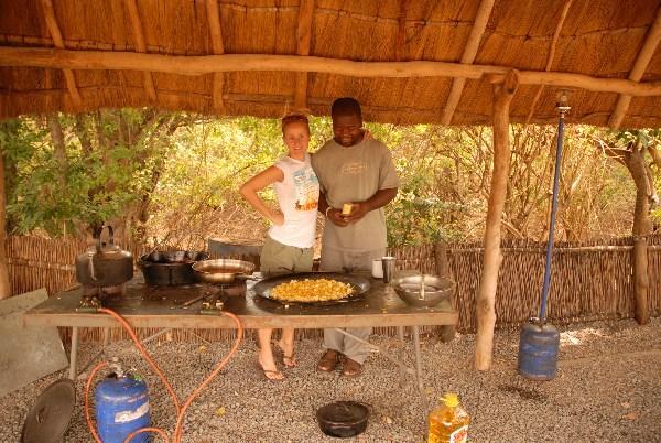 Cooking with Sifiso, Kafue, Zambia