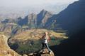Feeling like on top of the world · Simiens Mountains · Ethiopia