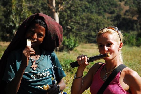 Eating Sugar Cane  · Ethiopia