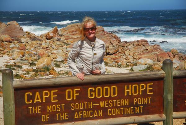 Windy day at the Cape of Good Hope