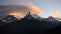 Annapurna bei Sonnenaufgang