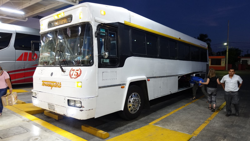 unser Bus nach Chetumal