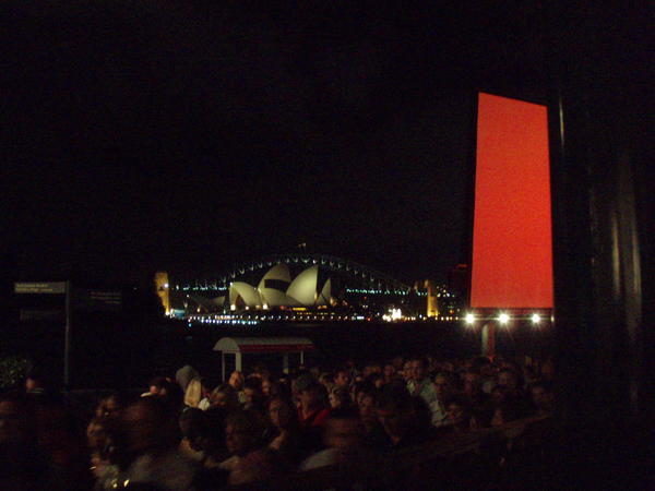 Open air Cinema at the Harbour