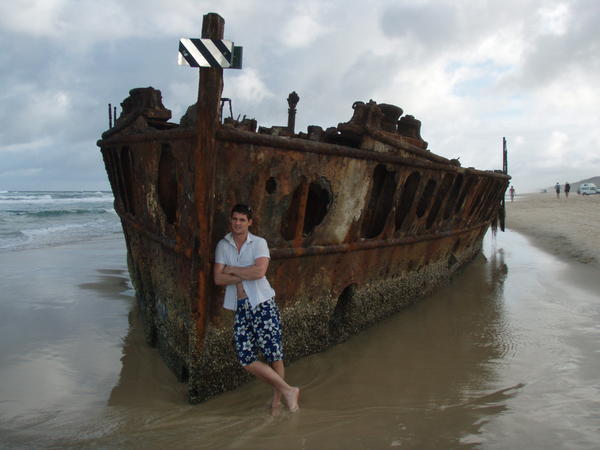 Stu at the Moheno Wreck