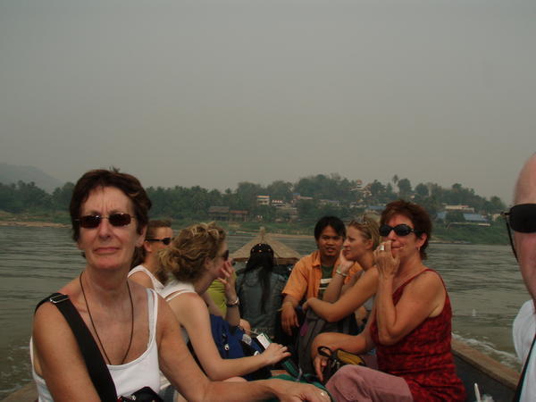 Crossing the Mekong to Laos