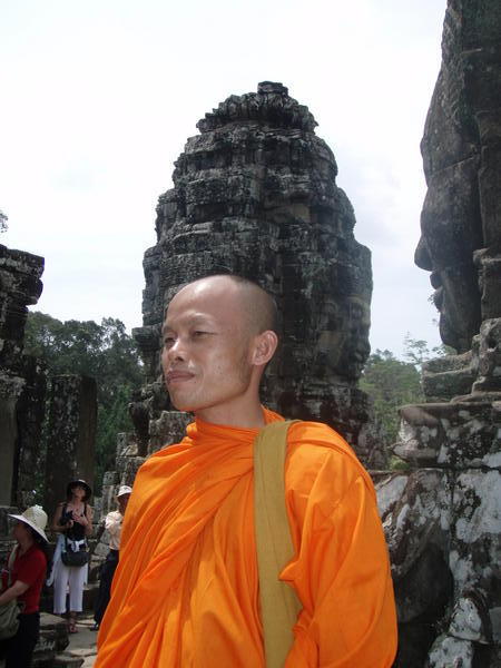 Monk at Angkor Thom