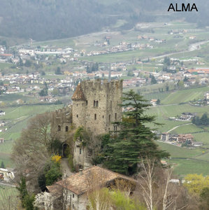 Ruins of a Castle in Dorf Tirol