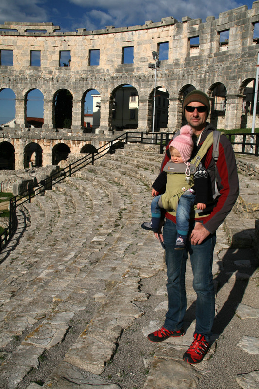 At the Arena in Pula