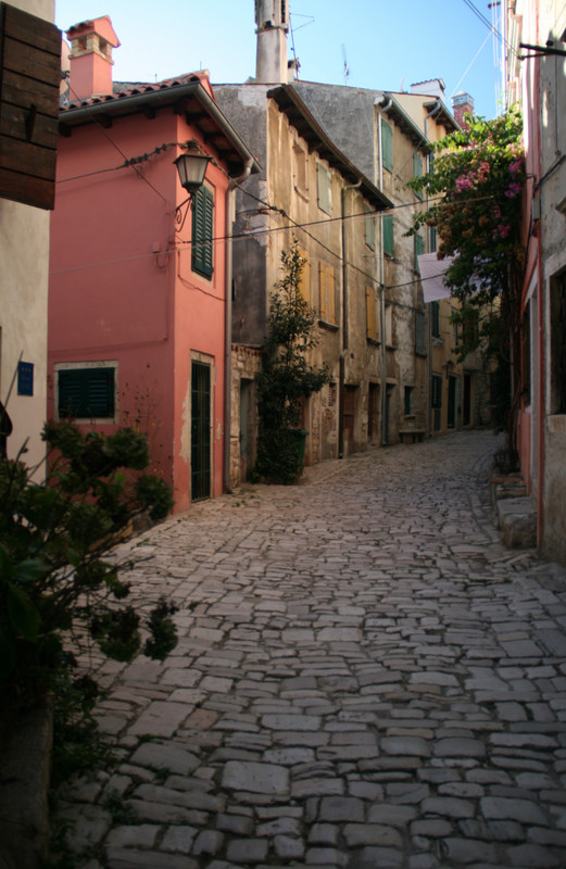 Charming streets of the Old Town of Rovinj
