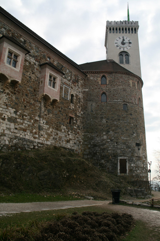 At the castle in Ljubljana