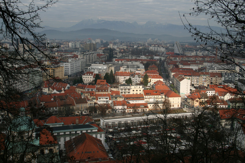A view from Ljubljana Castle