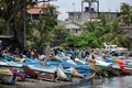 Many boats in Negombo
