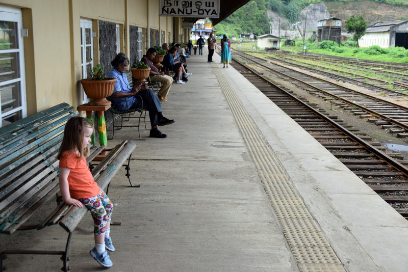 At the station in Nuwara Eliya