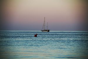 lonely boat in Alcudia