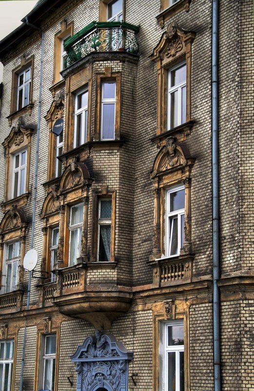 beautiful old buildings in Krakow