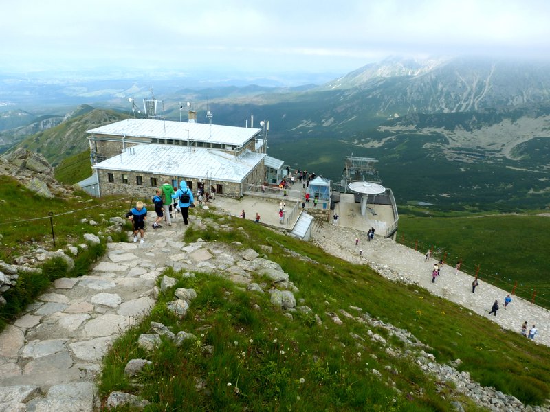 restaurant and cable cars at Kasprowy Wierch