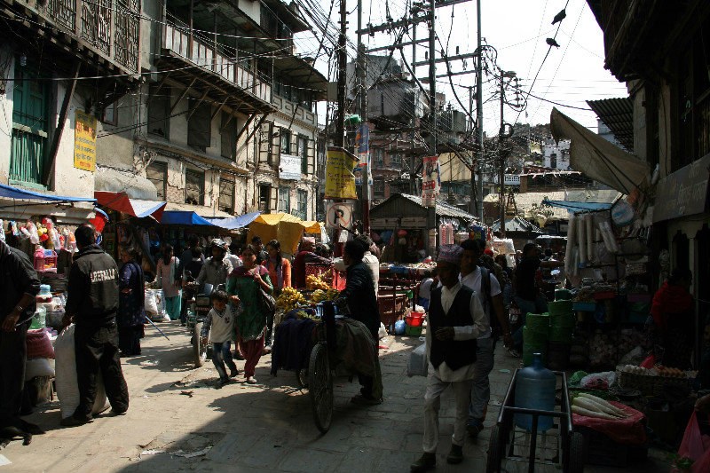 a bit of chaos in Kathmandu