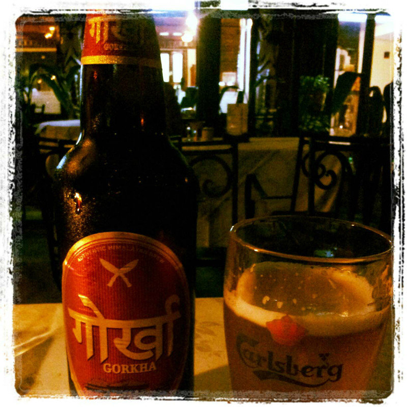 ...and my first Nepali beer! :)