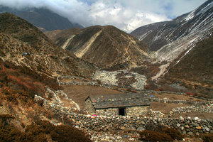 on the way from Orsho to Dingboche