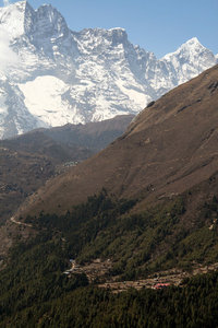 on the way to Namche