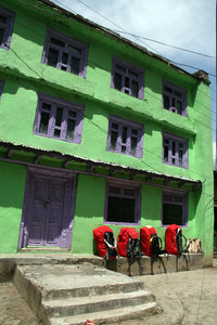 colourful buildings in Tal