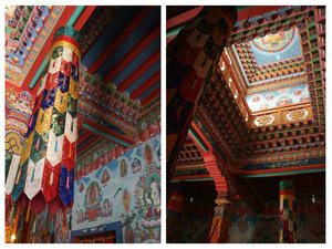 Buddhist monastery in Upper Pisang